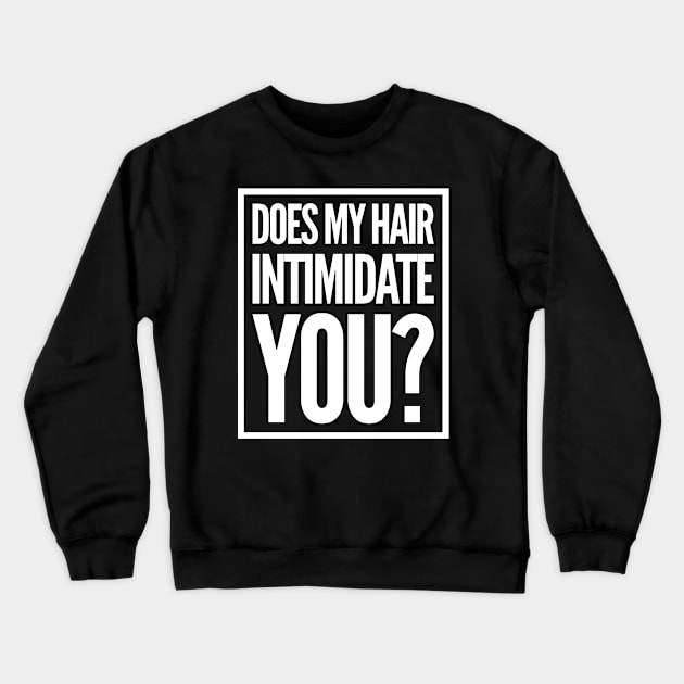 natural hair Crewneck Sweatshirt by Pinkfeathers